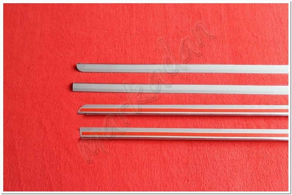 DB Chrome Renault Clio Symbol Cam Çıtası Nikelajı 1999-2009 4 Parça P.Çelik