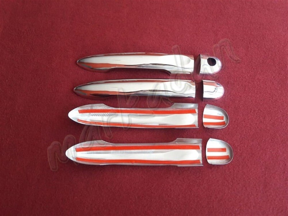 DB Chrome Renault Megane 3 Kapı Kolu Nikelajı 2010-2016 4 Kapı P.Çelik