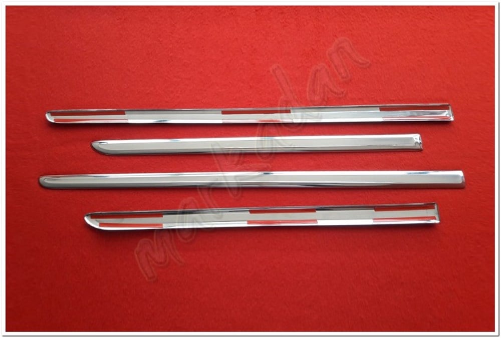 DB Chrome VW Caddy Krom Yan Kapı Çıtası 2015-2020 4 Parça P.Çelik