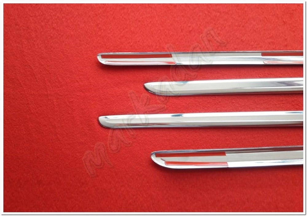 DB Chrome VW Caddy Krom Yan Kapı Çıtası 2015-2020 4 Parça P.Çelik