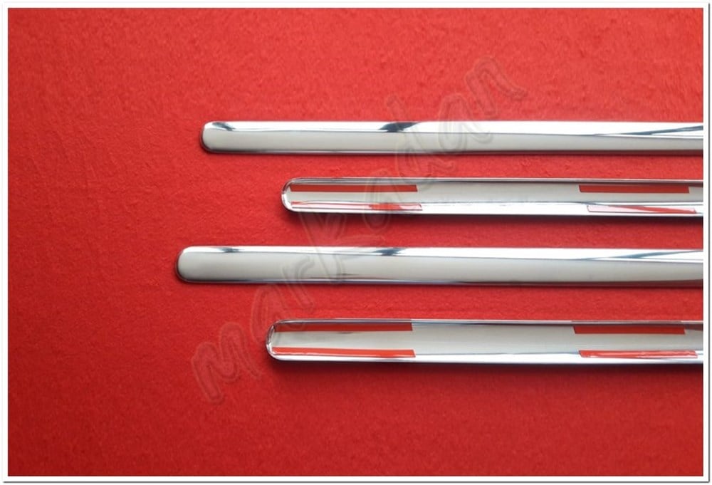 DB Chrome VW Caddy Krom Yan Kapı Çıtası 2004-2014 4 Parça P.Çelik