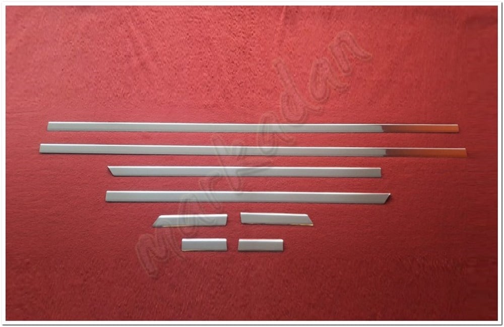 DB Chrome VW Passat B8 Krom Yan Kapı Çıtası 2015 Sonrası 8 Parça Paslanmaz Çelik