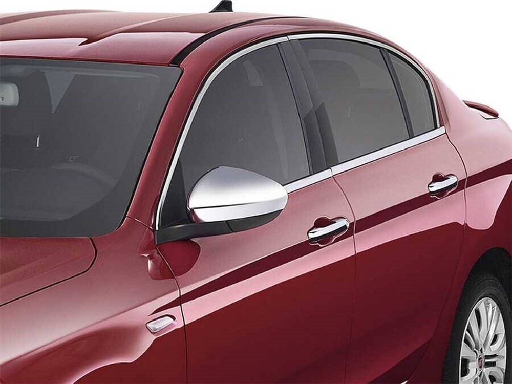 Fiat Egea Sedan/HB Krom Cam Çerçevesi 8 Parça  2015 ve Sonrası