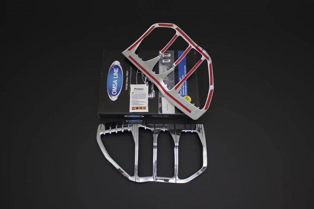 Ford Courier Krom Stop Çerçevesi 2 Parça ABS 2014-2017 Arası