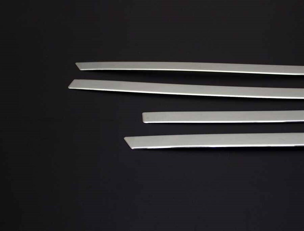 Ford Fiesta 7 HB Krom Üst Cam Çerçevesi 8 Parça 2017 ve Sonrası