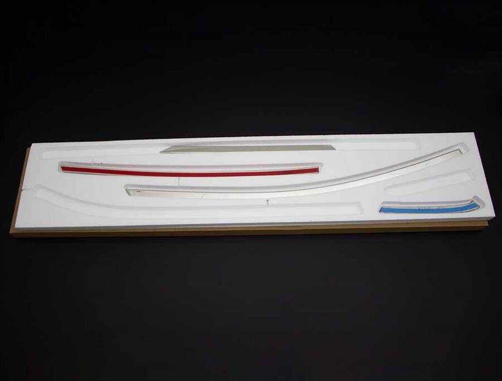 Ford Fiesta 7 HB Krom Üst Cam Çerçevesi 8 Parça 2017 ve Sonrası