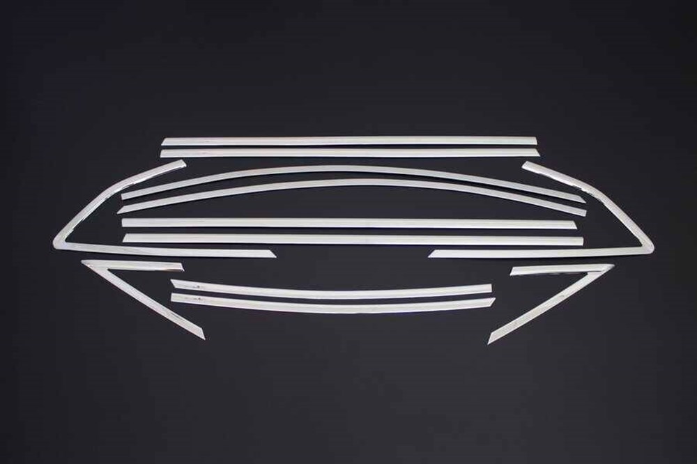 Ford Focus 3 HB Krom Cam Çerçevesi 12 Parça 2011-2017 Arası