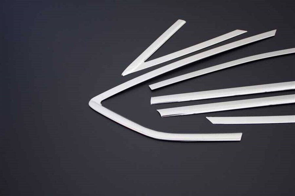 Ford Focus 3 HB Krom Cam Çerçevesi 12 Parça 2011-2017 Arası