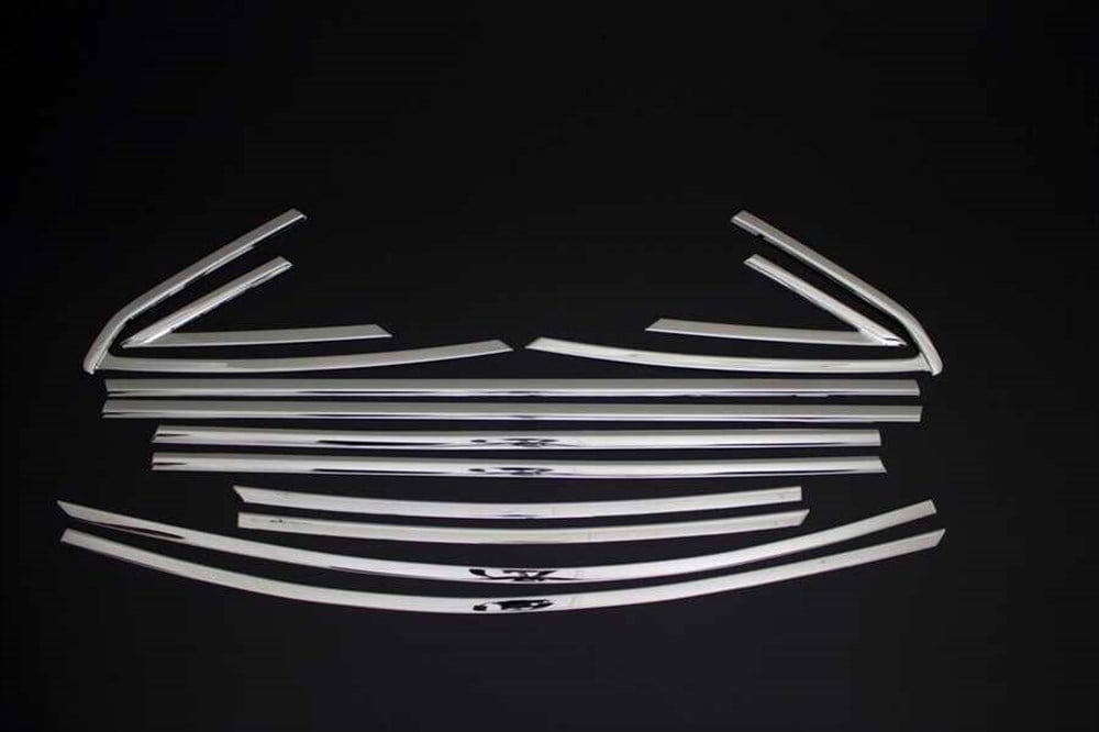 Ford Focus 3 Sedan Krom Cam Çerçevesi 12 Parça 2011-2017 Arası