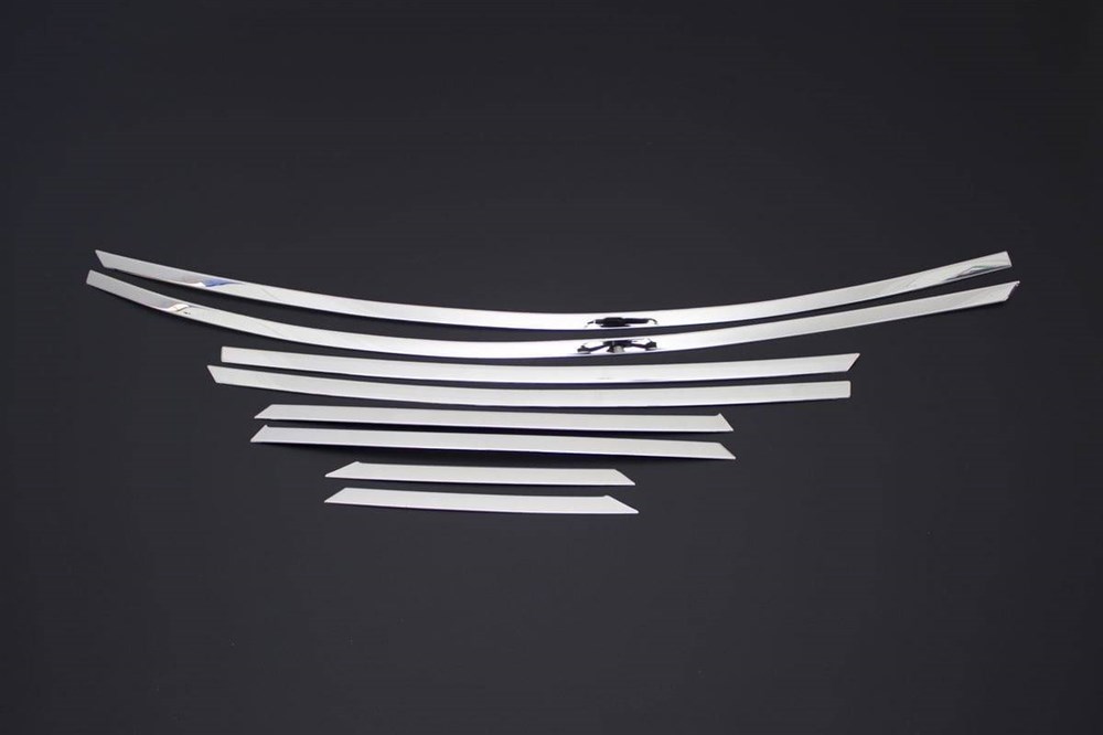 Ford Focus 3 Sedan Krom Üst Cam Çerçevesi 8 Parça 2011-2017 Arası