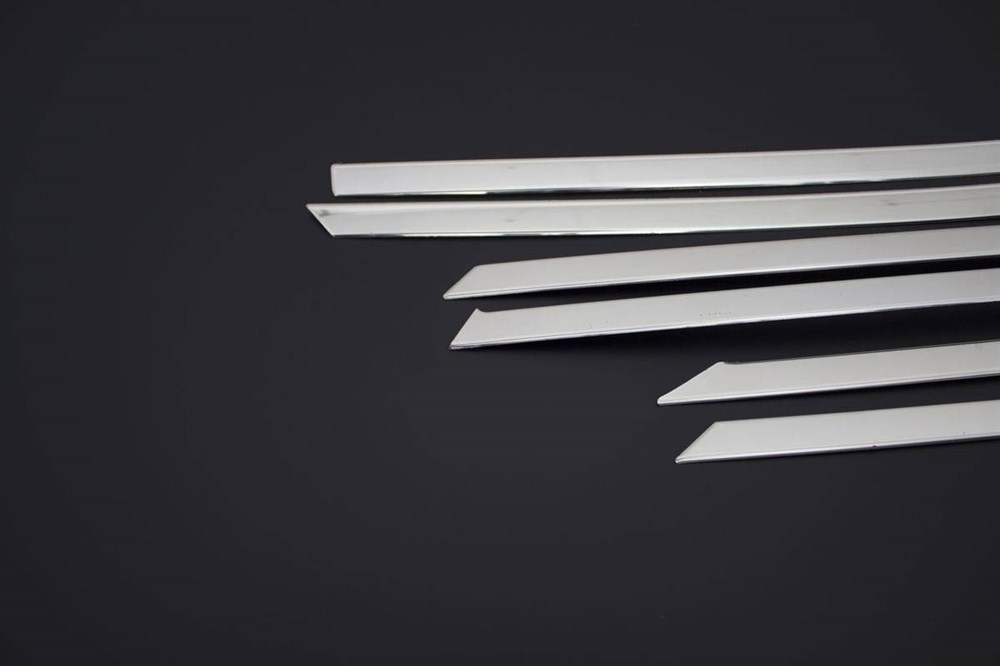 Ford Focus 3 Sedan Krom Üst Cam Çerçevesi 8 Parça 2011-2017 Arası