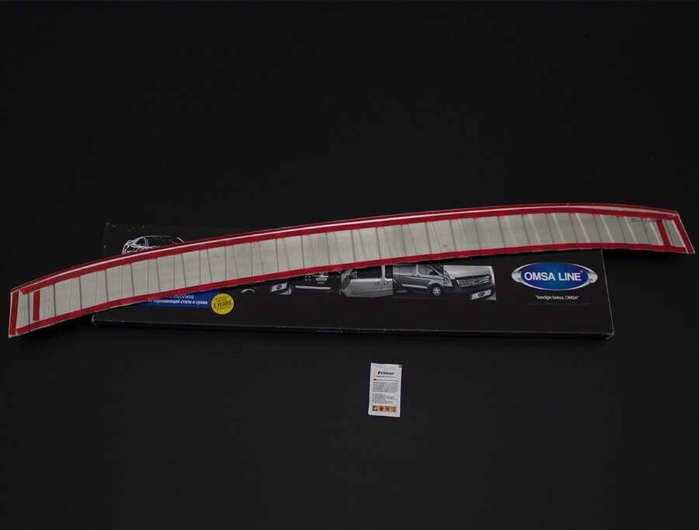 Ford Tourneo Custom Krom Arka Tampon Eşiği Taşlı 2012 ve Sonrası