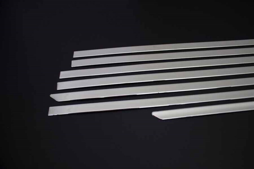 Ford Tourneo Custom Krom Cam Alt Çıtası 8 Parça Uzun Şase 2012 ve Sonrası