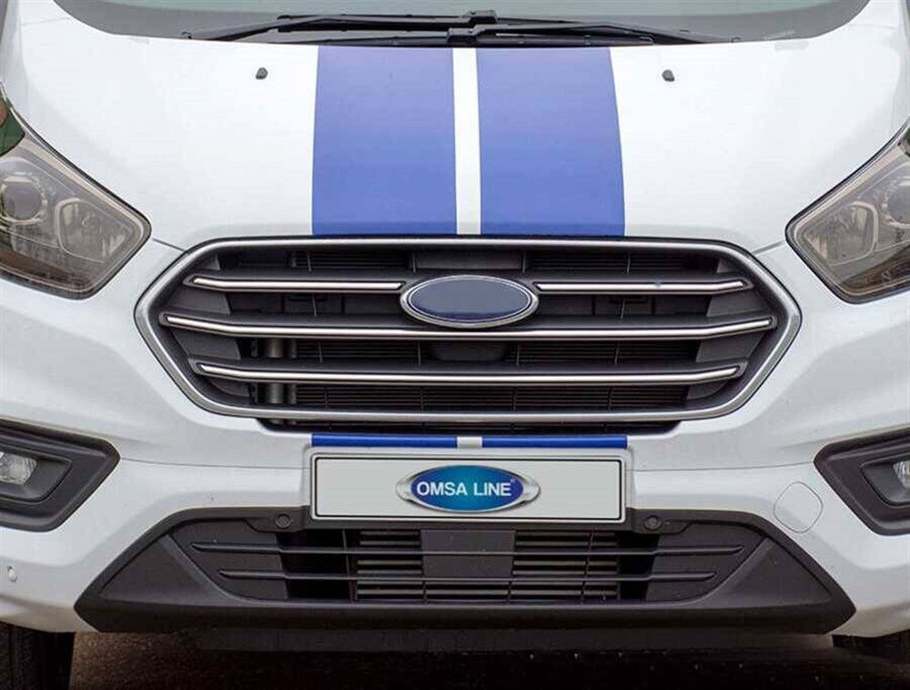 Ford Tourneo Custom Krom Ön Panjur 4 Parça 2018 ve Sonrası VAN