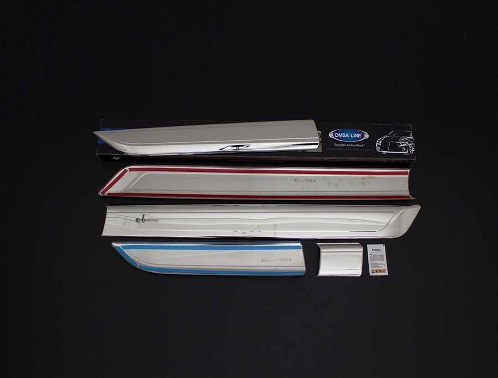 Ford Tourneo Custom Krom Yan Kapı Çıtası 5 Parça 2012 ve Sonrası