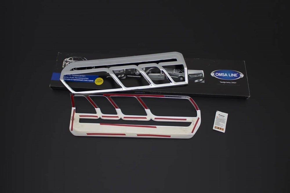 Ford Transit Krom Stop Çerçevesi 2 Parça ABS 2018 ve Sonrası