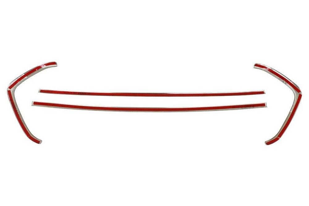 Ford Transit Tourneo Custom Krom Ön Panjur Çerçevesi 4 Parça 2018 ve Sonrası