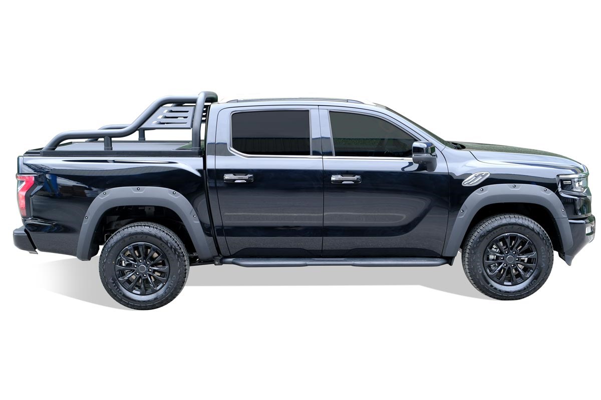 Foton Tunland V9 Omback Sürgülü Bagaj Kapama Orijinal Rollbar Uyumlu Siyah 2023 ve Sonrası