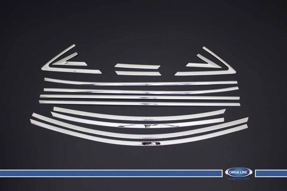 Hyundai Accent Blue Krom Cam Çerçevesi 14 Parça 2011 ve Sonrası