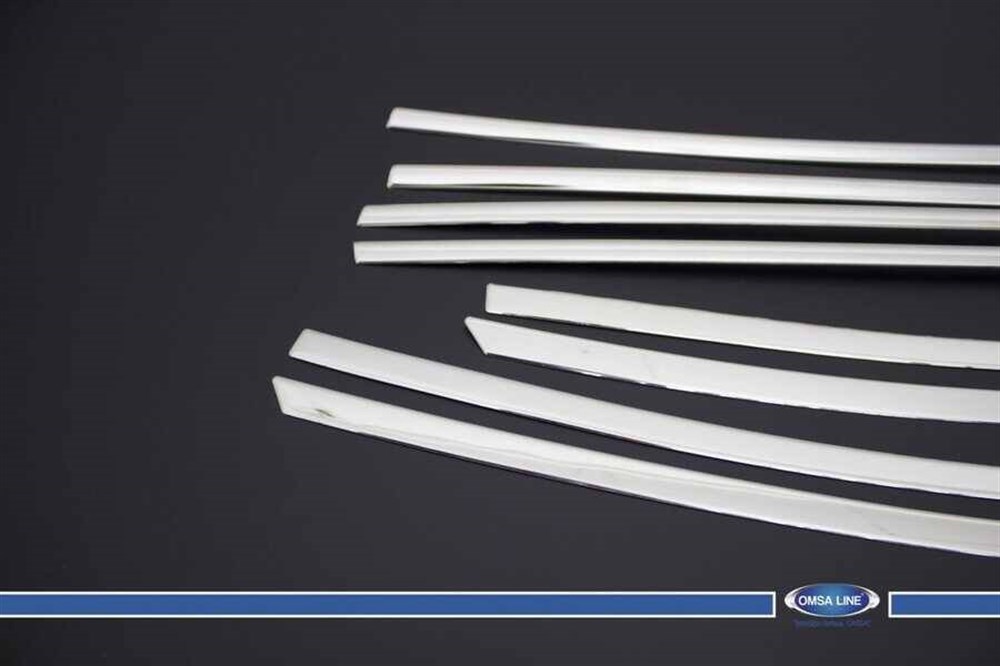 Hyundai Accent Blue Krom Cam Çerçevesi 14 Parça 2011 ve Sonrası