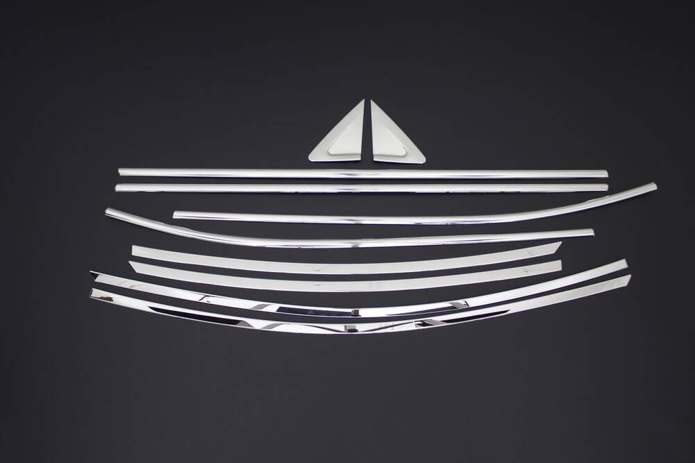 Hyundai Elantra Krom Cam Çerçevesi 10 Parça 2011-2016 Arası