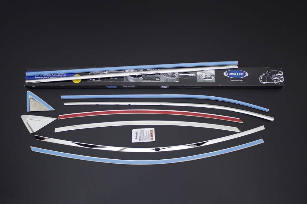 Hyundai Elantra Krom Cam Çerçevesi 10 Parça 2011-2016 Arası