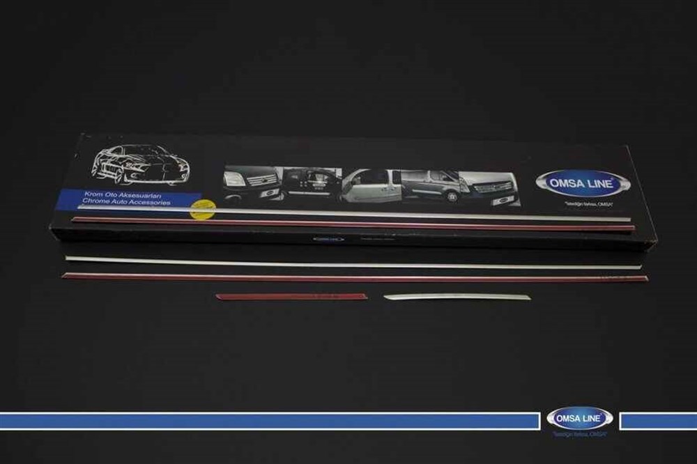 Hyundai i20 Krom Cam Çıtası 6 Parça 2014 ve Sonrası