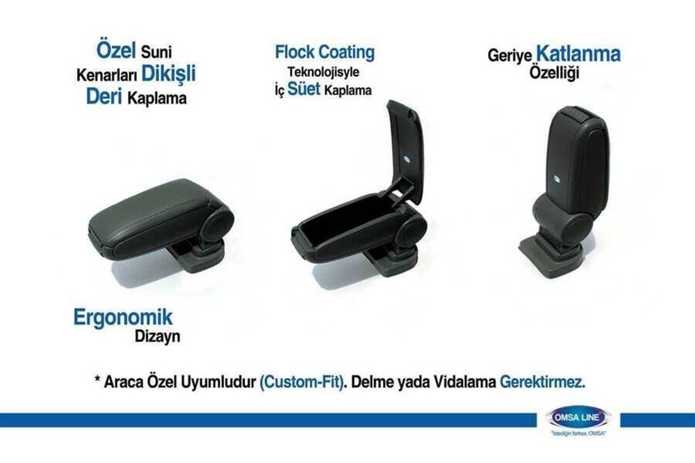 Hyundai i20 Siyah Kol Dayama - Kolçak 2014-2020 Arası