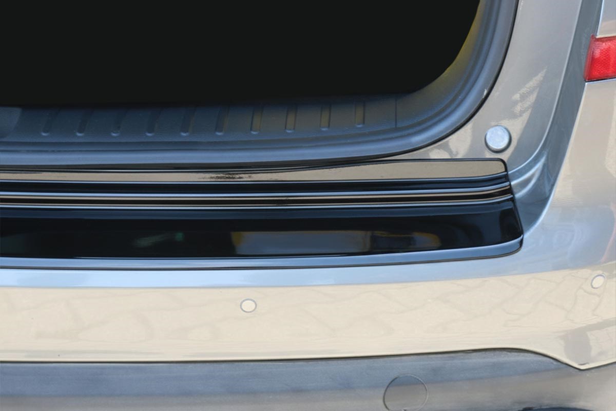 Hyundai Tucson Arka Tampon Eşiği Plastik Parlak Siyah 2018-2020 Arası