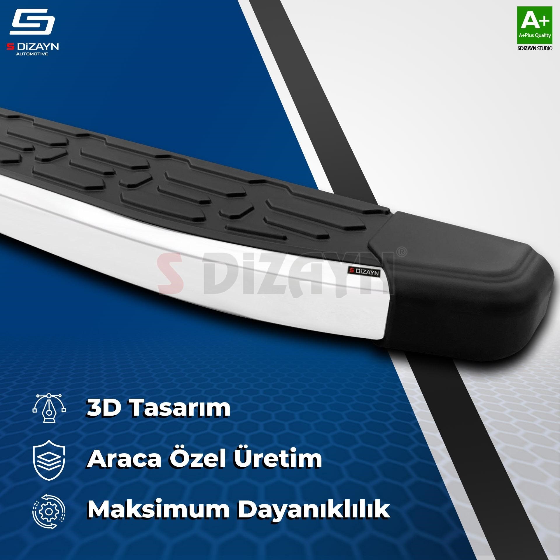 Jeep Compass 2 Evo Aluminyum Yan Basamak 173 Cm 2017 Üzeri
