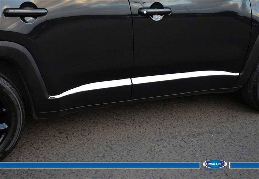 Jeep Renegade Krom Yan Kapı Çıtası 4 Parça 2014 ve Sonrası