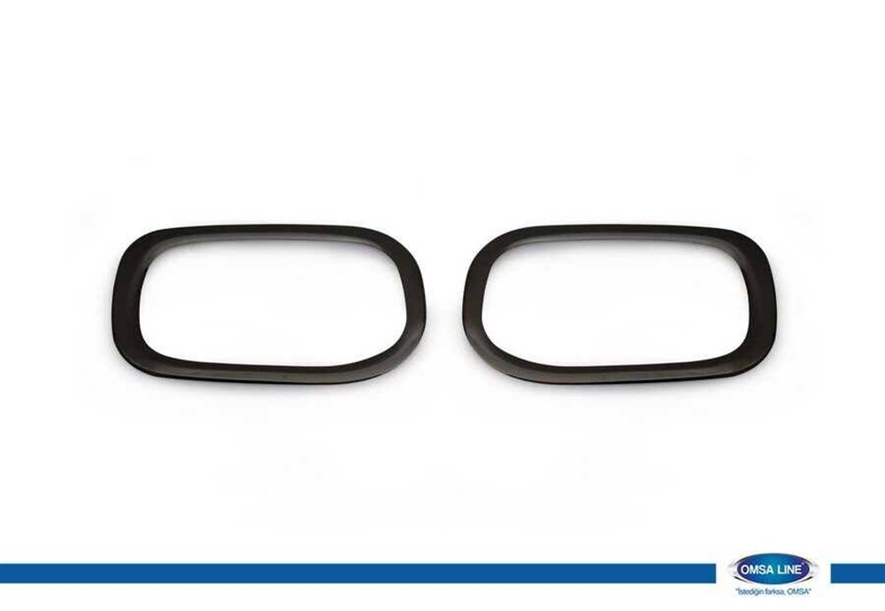 Jeep Renegade Siyah Krom Reflektör Çerçevesi 2 Parça 2014 ve Sonrası