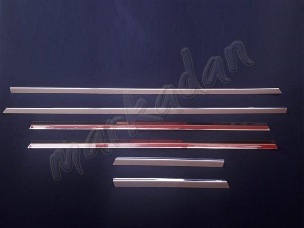 Markadan Audi 3 HB Cam Çıtası 2005-2012 6 Parça Paslanmaz Çelik