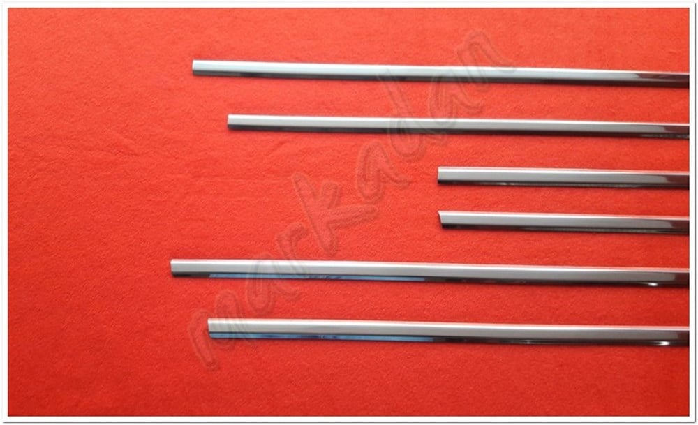 Markadan Bmw X5 Krom Cam Çıtası 1999-2006 6 Parça Paslanmaz Çelik