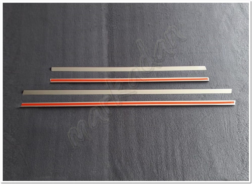 Markadan Chevrolet Aveo HB Krom Cam Çıtası 2006-2011 4 Parça Paslanmaz Çelik