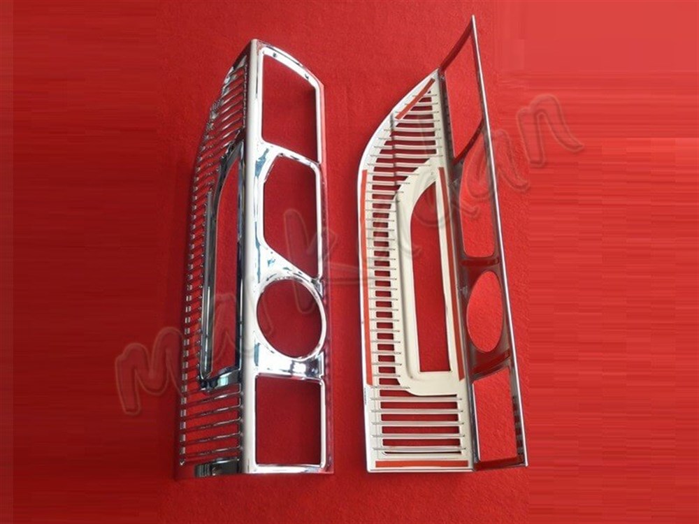 Markadan Citroen Jumper Stop Çerçevesi 2006-2014 2 Parça Abs Krom