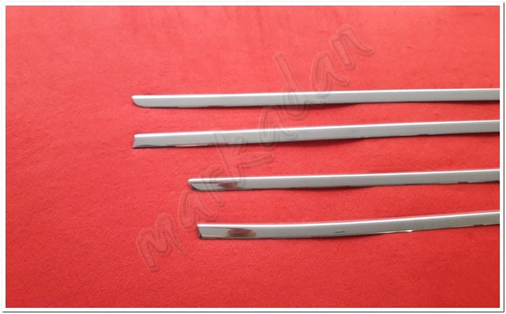 Markadan Dacia Duster Krom Cam Çıtası 2018 Sonrası 4 Parça Paslanmaz Çelik