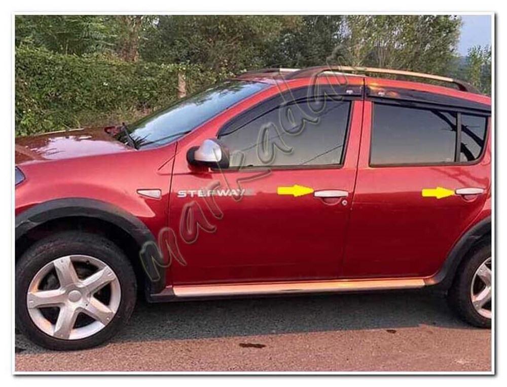 Markadan Dacia Sandero Krom Kapı Kolu 2008-2012 4 Kapı Paslanmaz Çelik