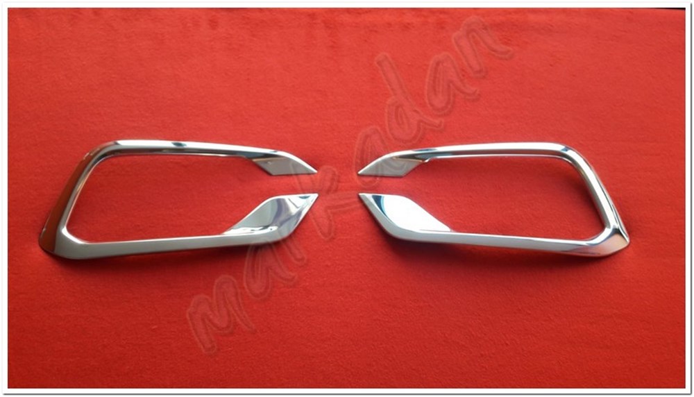 Markadan Fiat Egea Sedan Krom Sis Farı Çerçevesi 2021 Sonrası 2 Parça Paslanmaz Çelik