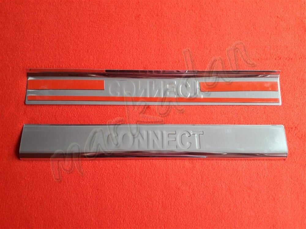 Markadan Ford Connect Kapı Eşiği 2002-2014 2 Parça Paslanmaz Çelik