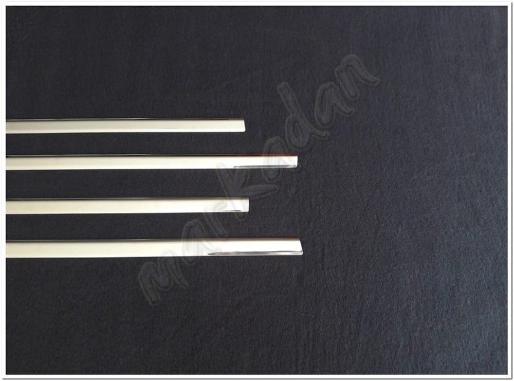 Markadan Ford Focus HB Krom Cam Çıtası 2005-2011 4 Parça Paslanmaz Çelik