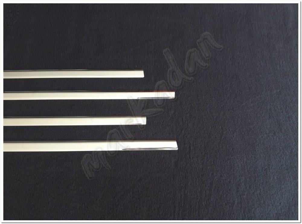 Markadan Ford Focus Sedan Krom Cam Çıtası 2005-2011 4 Parça Paslanmaz Çelik