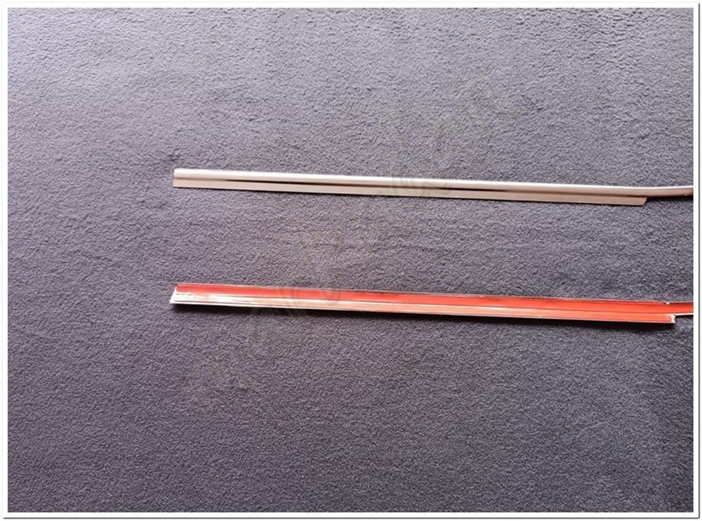 Markadan Ford Tourneo Courier Krom Cam Çıtası 2014 Sonrası 2 Parça Paslanmaz Çelik