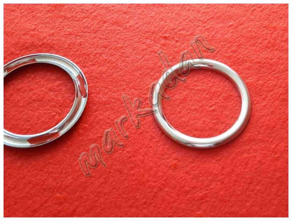 Markadan Ford Tourneo Courier Krom Sis Farı Çerçevesi 2014-2017 2 Parça Paslanmaz Çelik