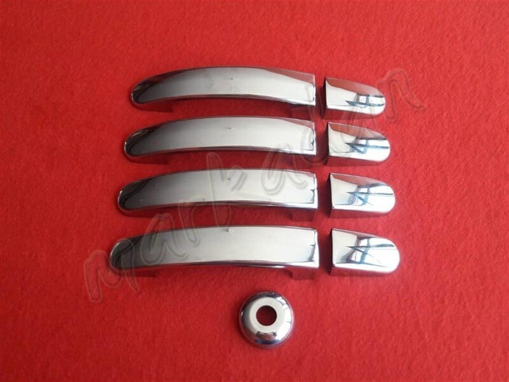 Markadan Ford Tourneo Custom Kapı Kolu 2012 Sonrası 4 Kapı 9 Parça Paslanmaz Çelik