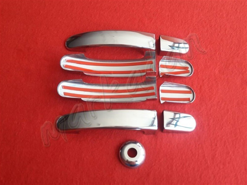 Markadan Ford Transit Kapı Kolu 2014 Sonrası 4 Kapı 9 Parça Paslanmaz Çelik