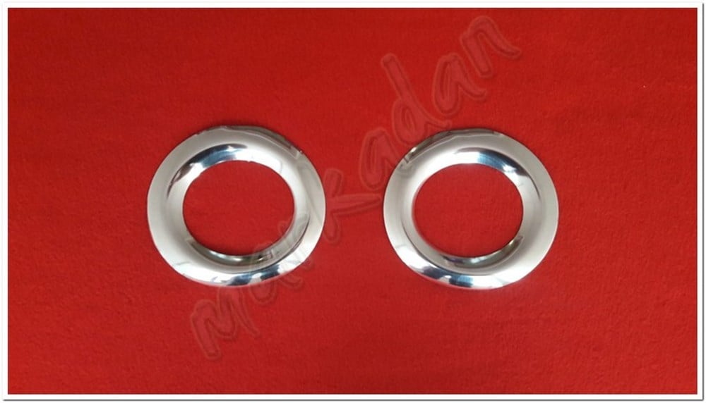 Markadan Mercedes Vito W447 Krom Sis Farı Çerçevesi 2014 Sonrası 2 Parça Paslanmaz Çelik