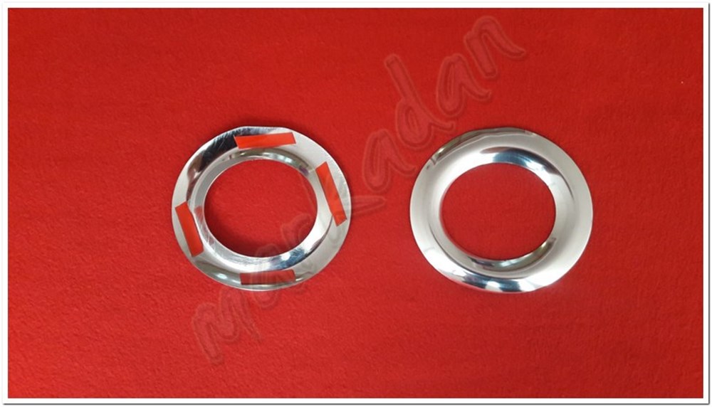 Markadan Mercedes Vito W447 Krom Sis Farı Çerçevesi 2014 Sonrası 2 Parça Paslanmaz Çelik