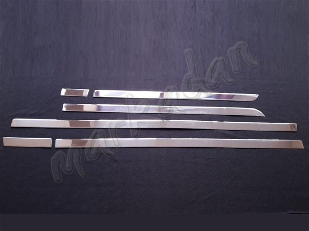 Markadan Mercedes Vito W447 Uzun Şasi Yan Kapı Çıtası 2014 Sonrası 6 Parça Paslanmaz Çelik