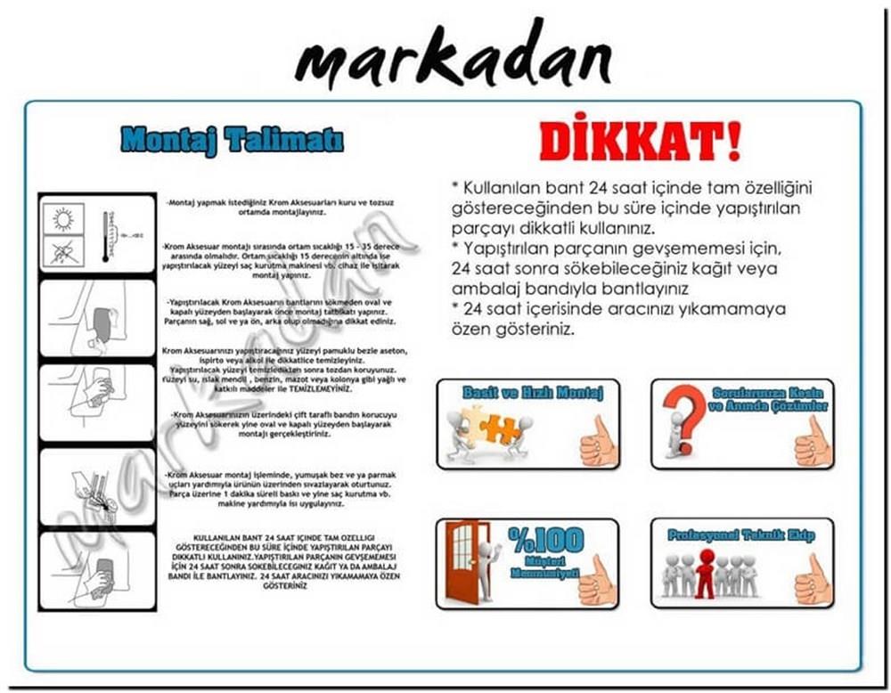 Markadan Mercedes Vito W639 Uzun Şasi Krom Cam Çıtası 2004-2014 8 Parça Paslanmaz Çelik